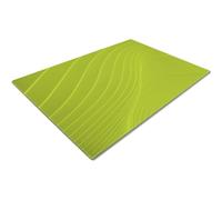 Whats On Your Wall.com Glass Chopping Board 50 x 40 | Kitchen Worktop Protector | Multifunctional Cutting Board | Work Top Savers | Kitchen Accessories | Extra Large | Lime