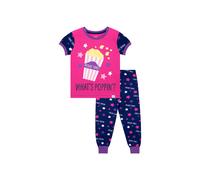 What's Poppin Popcorn Cosy Snuggle Fit Pyjamas Harry Bear Purple 7-8 Years