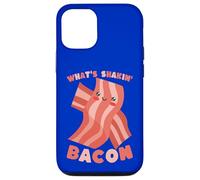 What's Shakin' Bacon Funny Pun Cartoon Food Case for iPhone 12/12 Pro