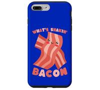 What's Shakin' Bacon Funny Pun Cartoon Food Case for iPhone 7 Plus/8 Plus