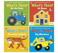 What's That?: A Ladybird First Words & Pictures Series 4 Books Collection (What's That? Big Machines, What's That? Favourite Animals, What's That? At Home & What's That? On the Farm)