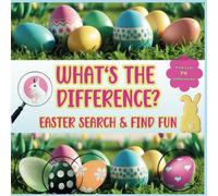 What's The Difference Easter Search & Find Fun: Spot the Difference I Spy Activity Book for Ages 4-10