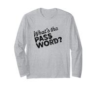 What's The Password? Funny WiFi, Secret Code Long Sleeve T-Shirt