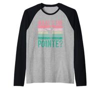 What's The Pointe Dancer Dance Ballet Ballerina Hobby Raglan Baseball Tee