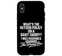 What's The Return Policy on Baby Daddy Funny Father's Day Case for iPhone X/XS