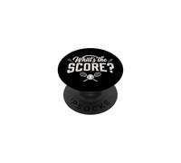 What's the Score Funny Tennis Player Fan PopSockets Adhesive PopGrip
