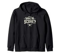 What's the Score Funny Tennis Player Fan Zip Hoodie