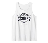 What's the Score? Funny Tennis Player Humor Tank Top