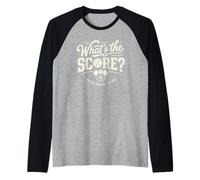 What's the Score Pickleball Club Player Raglan Baseball Tee