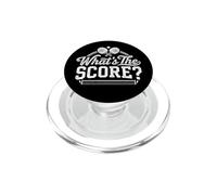 What's The Score Table Tennis Player Sport Fan humor PopSockets PopGrip for MagSafe
