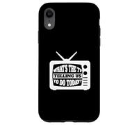 What's The TV Telling Us To Do Today - Media TV Internet Case for iPhone XR