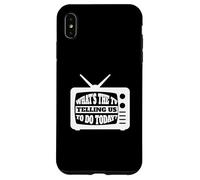 What's The TV Telling Us To Do Today - Media TV Internet Case for iPhone XS Max