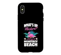 What's Up Flockers Let's Go To Monterey Beach California Case for iPhone X/XS