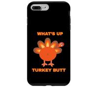 Whats Up Turkey Butt Kitty Adult Humor Sarcastic Fun Case for iPhone 7 Plus/8 Plus