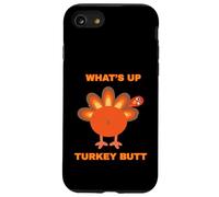 Whats Up Turkey Butt Kitty Adult Humor Sarcastic Fun Case for iPhone SE (2020) / 7/8