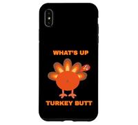 Whats Up Turkey Butt Kitty Adult Humor Sarcastic Fun Case for iPhone XS Max