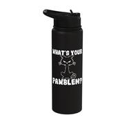 What's Your Pawblem Sarcastic Kitten Cats Funny Cat Stainless Steel Insulated Water Bottle
