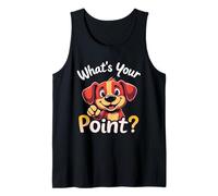 What's Your Point? Playful Dog Tank Top