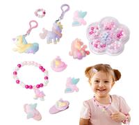 whatstem Creative Unicorns Jewelry Kit for Girls, Glow in The Making