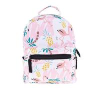 whatUneed Children Backpack Kindergarten Schoolbag for Kids，Full printing Mini Nursery Rucksack for Boys Girls (pink flamingos)