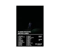 WHBAQ Destroy Lonely Poster Album If Looks Could Kill Poster Canva Colourfast Wall Art Decorative Painting for Living Room Bedroom Home Decor 12x18inch(30x45cm) Unframe-style