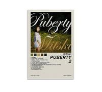 WHBAQ Mitski Poster Puberty 2 Album Poster Canva Colourfast Wall Art Decorative Painting for Living Room Bedroom Home Decor 08x12inch(20x30cm) Unframe-style