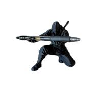 Whbbbj 3D-printed Ninja Figure, Samurai Pencil Organizer, Creative Warrior Pen Holder, Durable Organizer for Pens, Pencils, and More