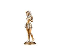 Whbbbj Modern Brass Sexy Beauty Figurine, Miniature Sexy Woman Statue, Beautiful Female Statue, Miniatures Body Art Crafts, Desktop Ornaments, Home Car Decoration(A)