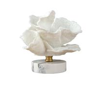 Whbbbj White Coral Statue, Resin Fake Coral Ornament, Modern Art Nautical Decoration, Realistic White Coral Sculpture, Gift for Home Office Decoration(A)