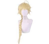 WHBHD 2022 Genshin Impact game Traveler Aether Sora Bright Gold Anime Cosplay Heat Resistant Synthetic Wig Halloween wig Cap