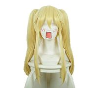 WHBHD 50cm Light Golden Kakegurui Compulsive Gambler Mary Saotome Wig Synthetic Hair Cosplay Wigs Anime cosplay wig halloween Party