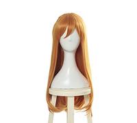 WHBHD EVA Asuka Langley Soryu Cosplay Wigs Long Orange Wig Halloween Heat Resistant Synthetic Hair