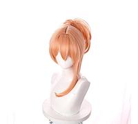 WHBHD Game Genshin Impact Character Yoimiya Cosplay Orange Pink Ponytail Hair Wig Halloween Cos Props Heat Resistant Synthetic
