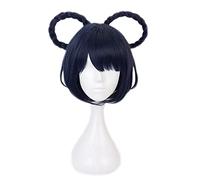WHBHD Game Genshin Impact Cosplay Halloween Xiangling Cosplay Wig Genshin Impact Xiang ling Cosplay Hair + wig hat