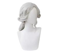 WHBHD Joseph Desaulniers Cosplay Identity V Cosplay Pographer 50cm Silver Wig Cosplay Anime Heat Resistant Synthetic Wigs Halloween