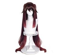WHBHD Krосплей Game Genshin Impact Hutao Cosplay Anime Rambut Wig Sintetis Tahan Panas Pesta Karnaval Halloween