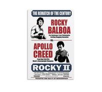 WHBRFO Apollo Creed Vs Rocky BalboaPoster Bedroom Aesthetic Art Poster Decoration Decorative Wall Art Painting Canvas Mural Living Room PaintingUnframe-style12x18inch(30x45cm)