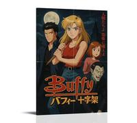 WHBRFO Buffy The Vampire SlayerPoster Bedroom Aesthetic Art Poster Decoration Decorative Wall Art Painting Canvas Mural Living Room PaintingFrame-style24x36inch(60x90cm)
