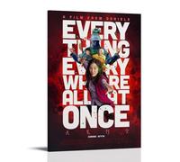 WHBRFO Everything Everywhere All at OncePoster Bedroom Aesthetic Art Poster Decoration Decorative Wall Art Painting Canvas Mural Living Room PaintingFrame-style24x36inch(60x90cm)