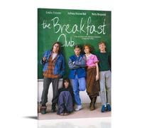 WHBRFO The Breakfast ClubPoster Bedroom Aesthetic Art Poster Decoration Decorative Wall Art Painting Canvas Mural Living Room PaintingFrame-style08x12inch(20x30cm)