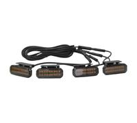 WHcmGSVNV Front Grille LED Light Compatible With Navara Terra Offroad Pickup Car Daytime Running Light Wheel Eyebrow Lamp(Color B)