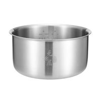 WHDEKGD Stainless Steel Rice Cooker Inner Pot Compatible For Xiaomi C1 Rice Cooker 3L Inner Pot 304 Uncoated Rice Cooker Core MFB07M