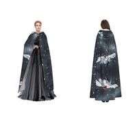 WHDNZZSY Ladybug on Daisy Flower Print Halloween Hooded Cloak for Men Women