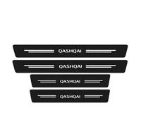 WHDPPP Car Door Sill Protector for Nissan Qashqai J10 J11 J12 2009-2023, Carbon Fiber Kick Plates Stickers, Car Door Edge Entry Scuff Guard Strips Threshold Plate Welcome Pedal Accessories