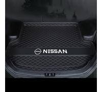 WHDPPP Tailored Car Boot Mat for Nissan Qashqai 2016-2020 | Leather Rear Trunk Liner with Raised Edges | All Weather Cargo Tray | Floor Guard Cover | Waterproof Protector Carpet, Black