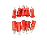 WHDsunQQ Motorcycle Turning Indicators 10 Stuks 220V 110V 12V/ 24V DC Panel Mounting For Neon Indicator Rood Groen Gele Lichten 10Mm MDX-11A For Pilot Guiding Signal Lamp