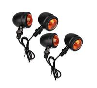 WHDsunQQ Motorcycle Turning Indicators 4PCS Universal 12V Single Wire Turn Signals Lights Signal Indicator Light Motorcycle Accessories