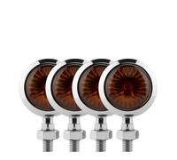 WHDsunQQ Motorcycle Turning Indicators Bullet Motorcycle Turn Signals Indicator Light Retro Motorbike Blinker Lamp intermitentes moto for 12V