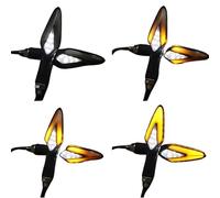 WHDsunQQ Motorcycle Turning Indicators Motorcycle LED Turn Signal 12V Universal 2 in 1 ABS Flashing Light For Tenere 700 For TRK 251 502X BN150S TNT 250 600
