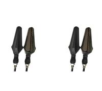 WHDsunQQ Motorcycle Turning Indicators Motorcycle Turn Signals 12 Light Flowing Water Blinker Flashing Indicator redTail Stop Signal White daytime running